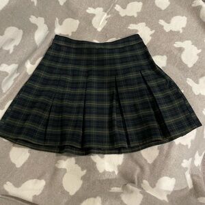 Hollister Plaid A-Line Skirt